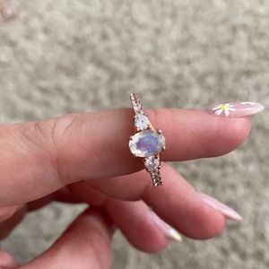 Moonstone Rose gold Ring